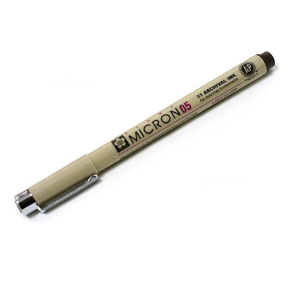 Sakura Pigma Micron Pen - Size 05 - 0.45 mm - Black (3 Pack) - TTpen