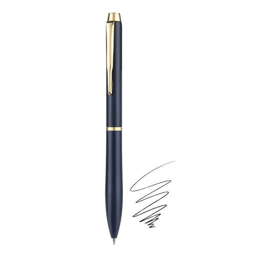 Pilot ETERLINK Metal Ballpoint Pen | 0.7mm Black Ink | Twist Retractable | Acro Ink Navy