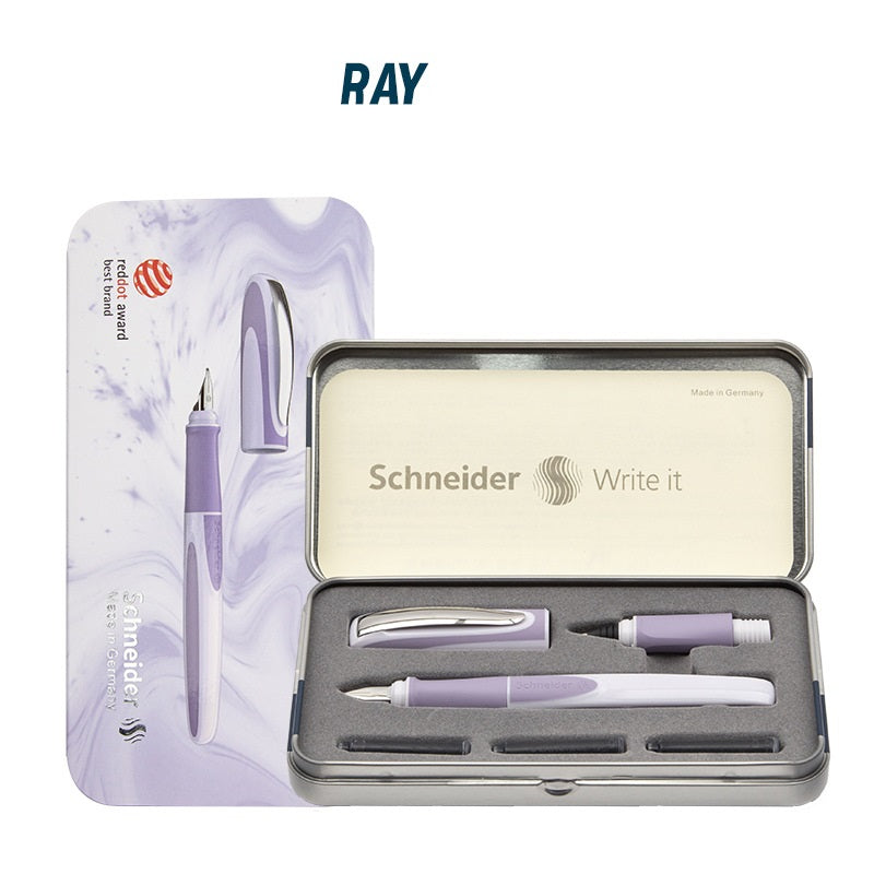 Schneider Ray Fountain Rollerball Pen Set