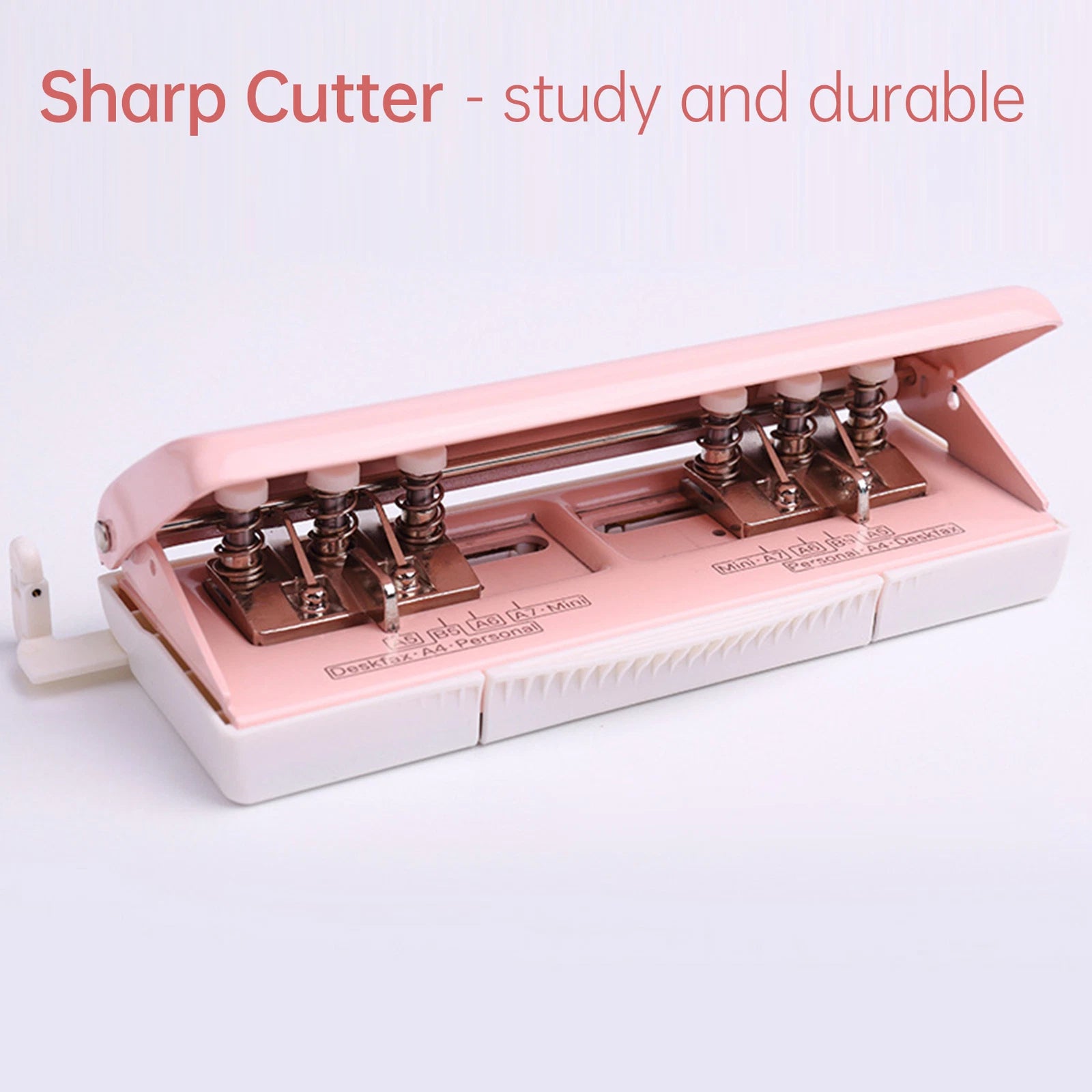 KW-triO Adjustable 6-Hole Desktop Paper Punch