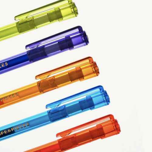 Livework Colorful Life & Pieces 0.5mm Slim Color Gel Pen 2 Pack