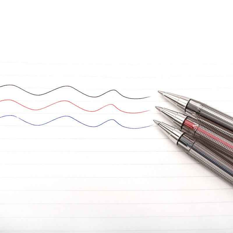 uni SA-S Stick Ballpoint Pen - 0.7mm - Black/Red/Blue Ink - Pack of 12