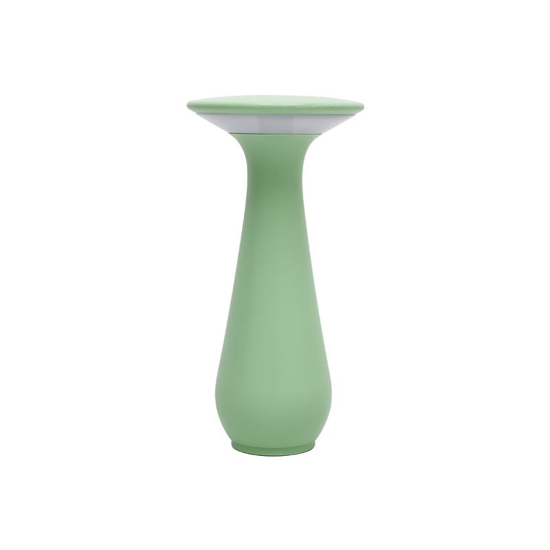 Rechargeable Flower Vase Table Lamp | Touch Dimming | 2700K Warm Glow Green