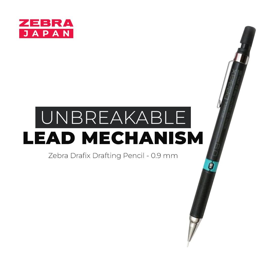 Zebra Drafix Drafting Mechanical Pencil - 0.3-0.9 mm