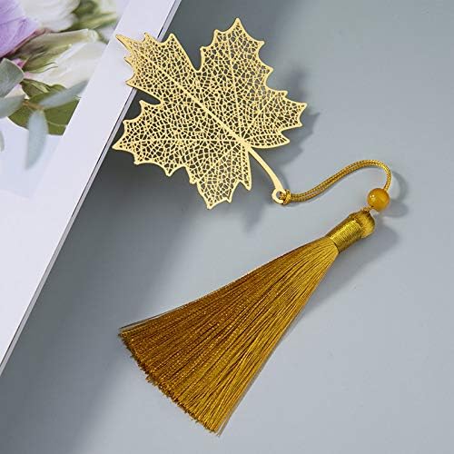 4 Pack Metal Bookmarks with Tassel