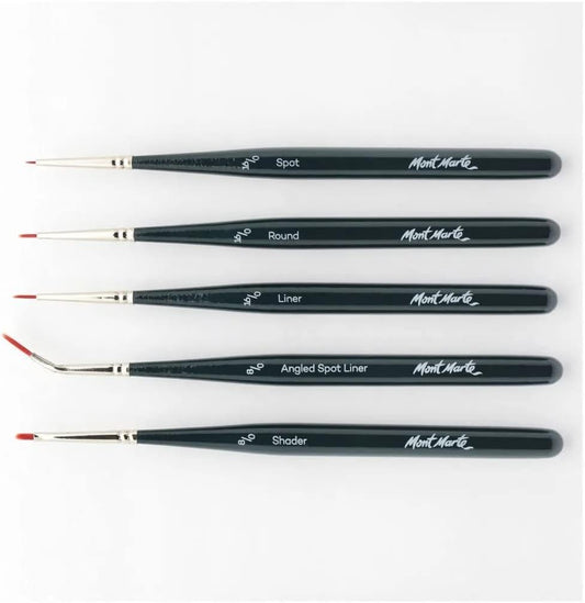 Mont Marte Mini Detail Brush Set 5pce