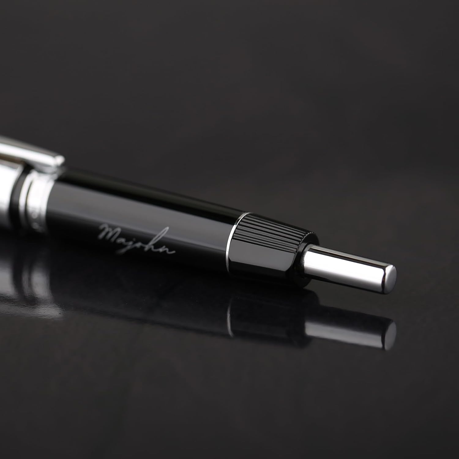 Majohn A3 Fountain Pen Retractable Extra Fine Nib with Converter Case Set
