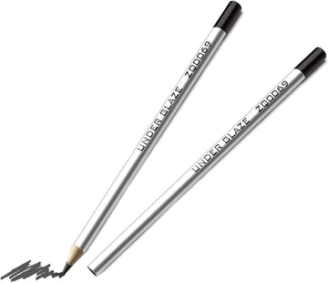 2pcs Black Underglaze Pencils for Pottery