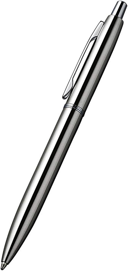 3Pcs Retractable Stainess Steel Metal Ballpoint Pens,6 Replaceable Refills