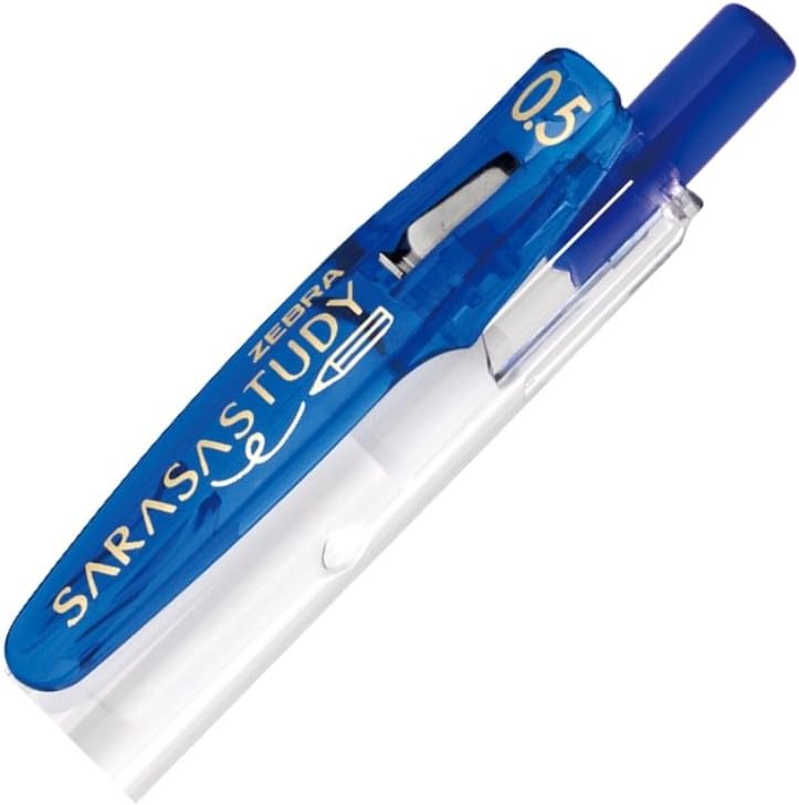 Zebra JJM88 Sarasa Study Gel Ballpoint Pen,0.5,Black,10 Pieces