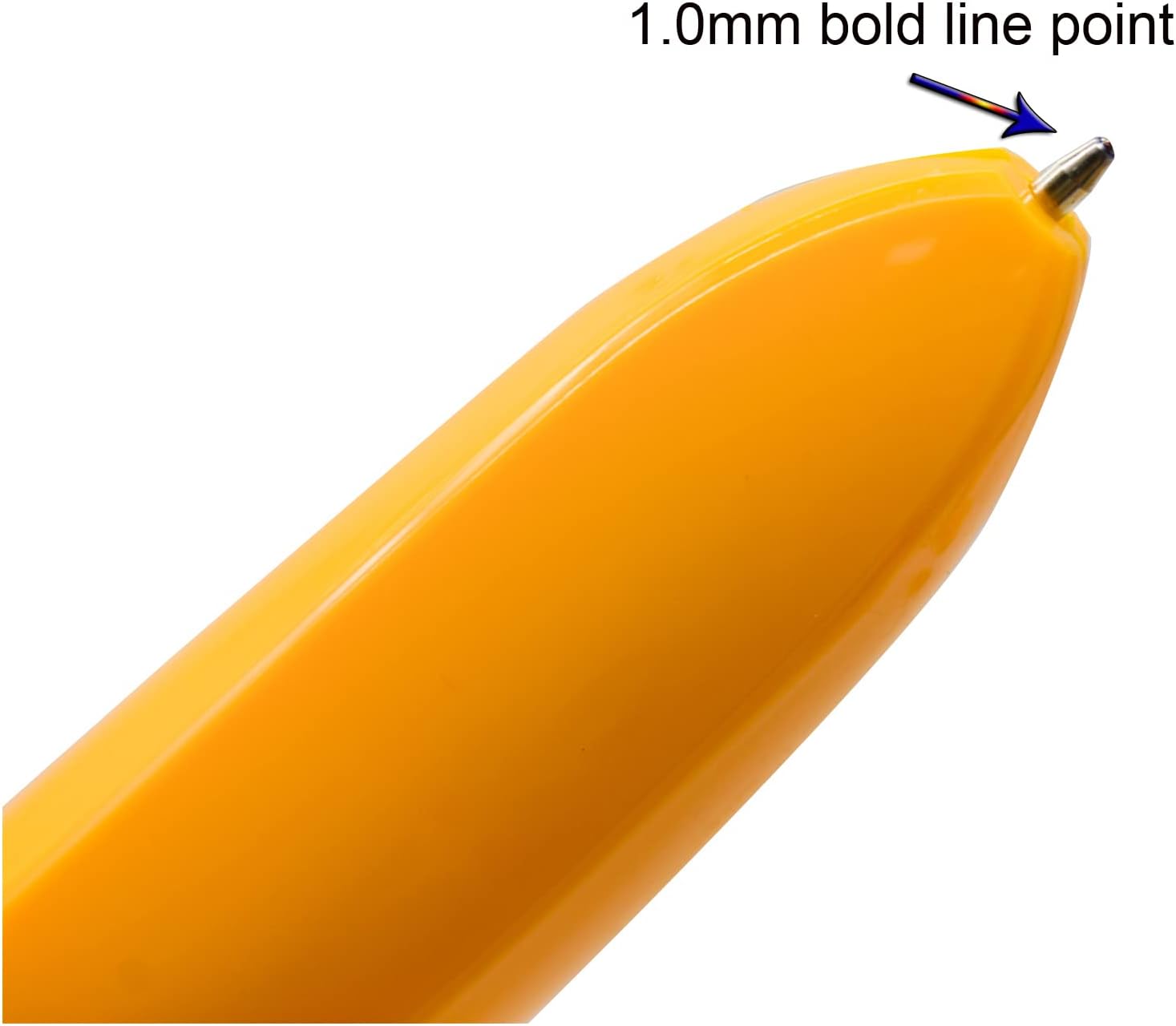 10PCS Novelty Banana Fruit Kids Ballpoint Pens 1.0mm Black Ink