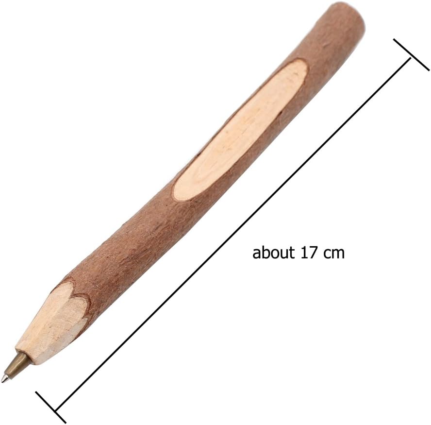 10PCS Handmade Wooden Vintage Original Ecological Wood Ballpoint Pen