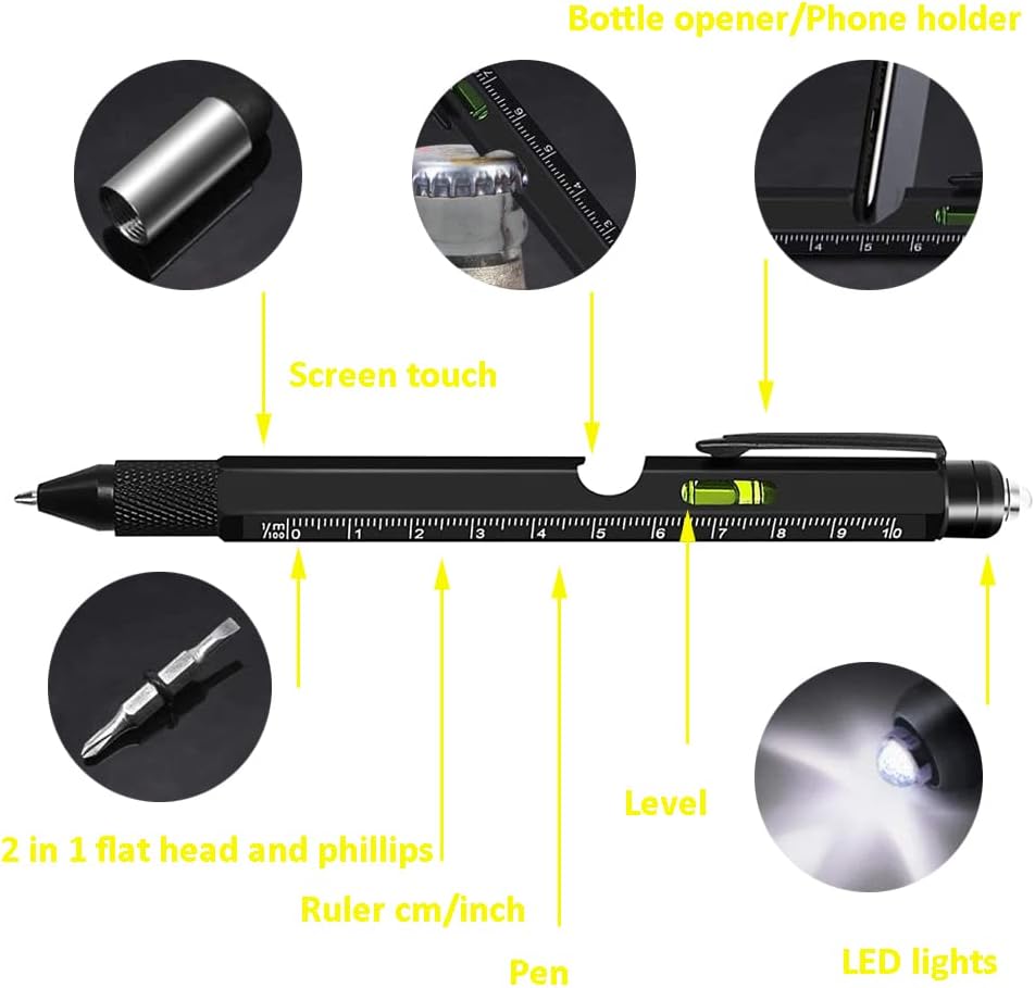 9in1 Multitool Pen for Men Dad Husband Who Have Everything