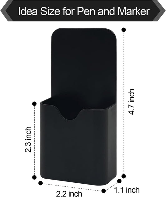2 STK Magnetic Dry Erase Marker Pennhållare Liten för Whiteboard för kylskåp