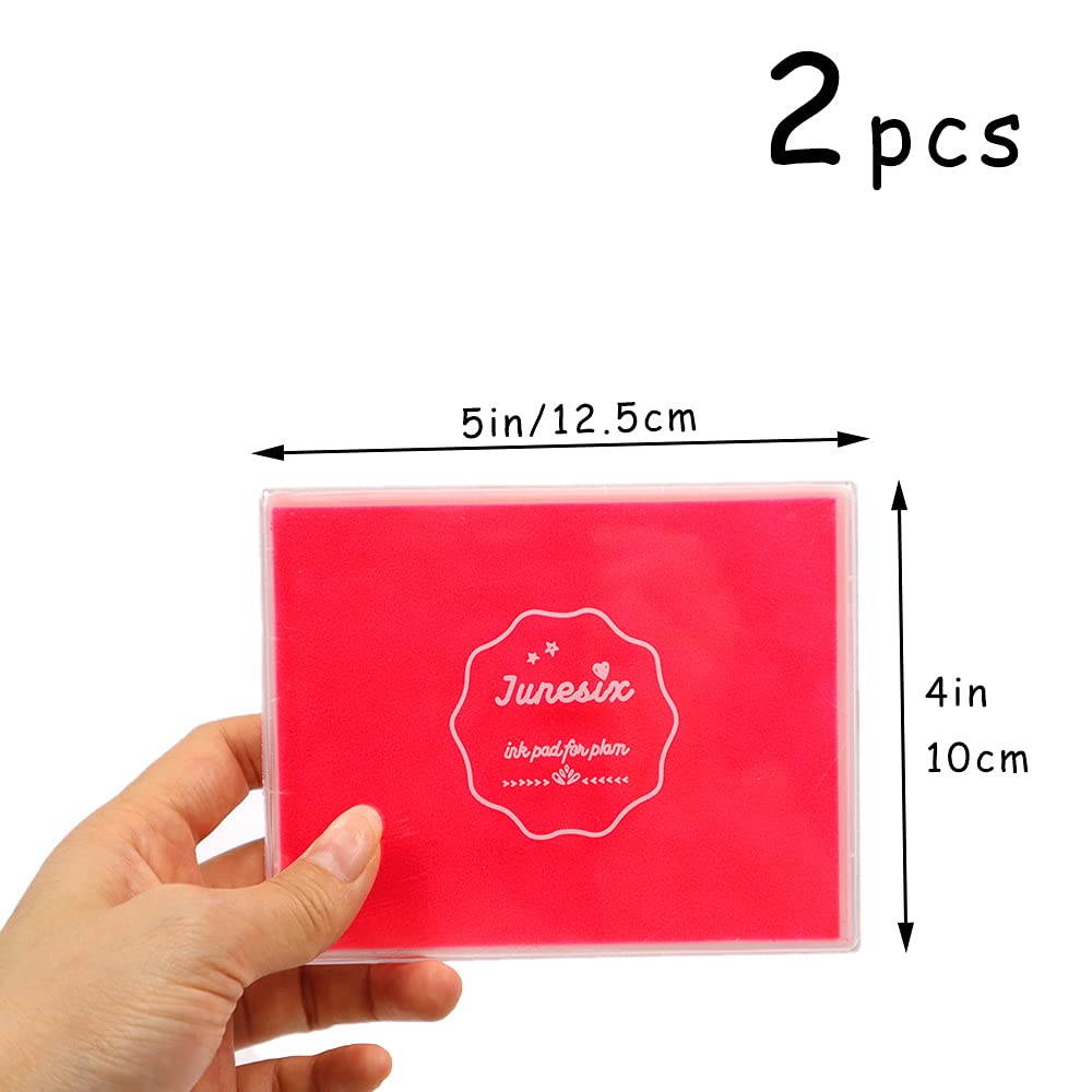 2pcs Large Size Craft Ink Stamp Pads 12x10cm