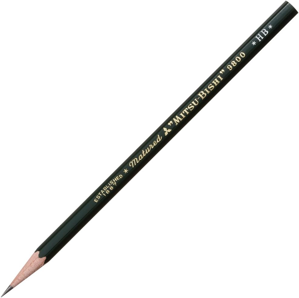 三菱鉛筆 MITSUBISHI PENCILx2個 Mitsubishi 9800 Pencil - HB - 12 Pack