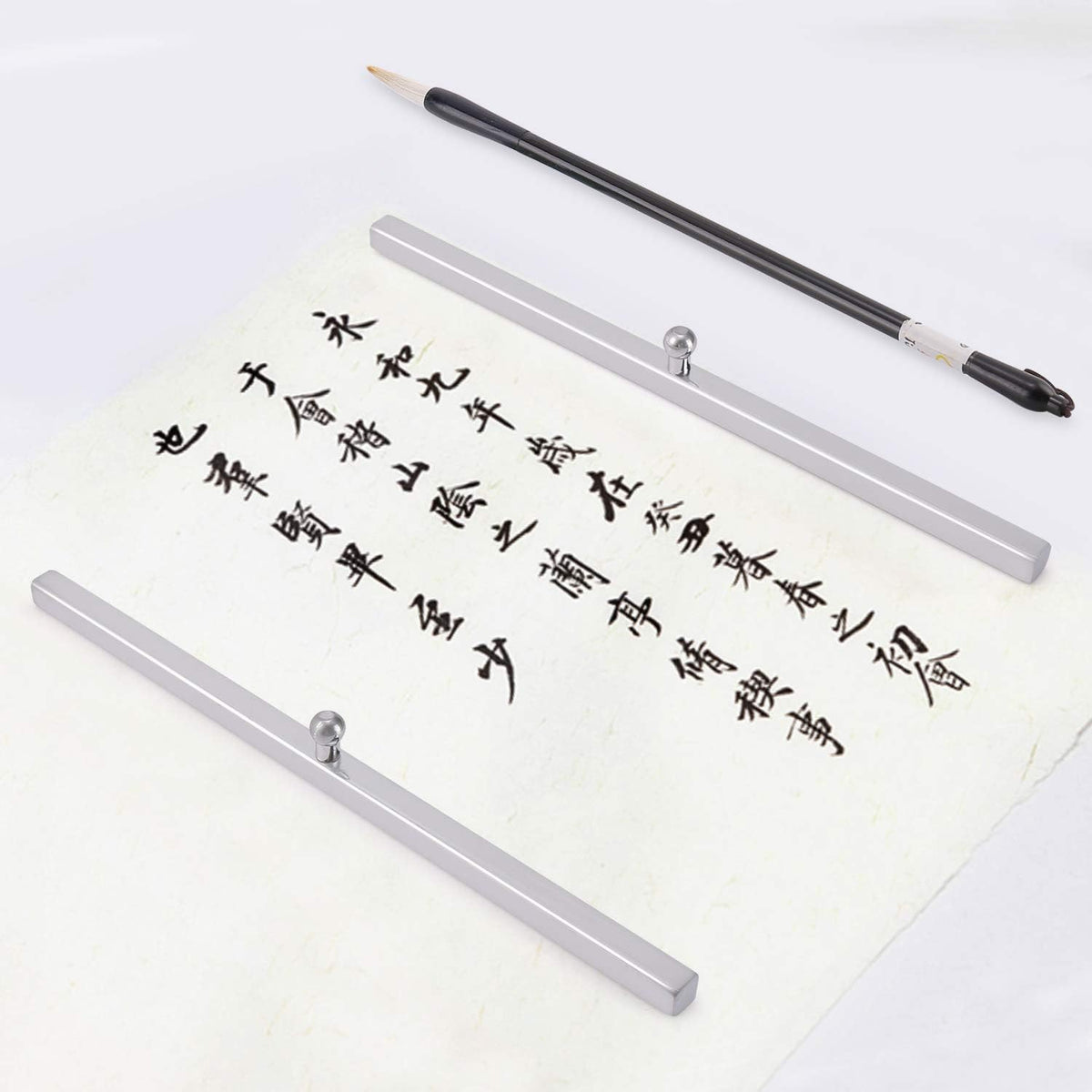 Typography Paperweight Calligraphy Paperweight,2 Pack Iron Make Paper Weight 21.5CM