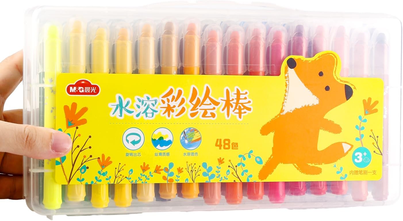 24/36/48 Pcs Paint Sticks Set for Kids Washable