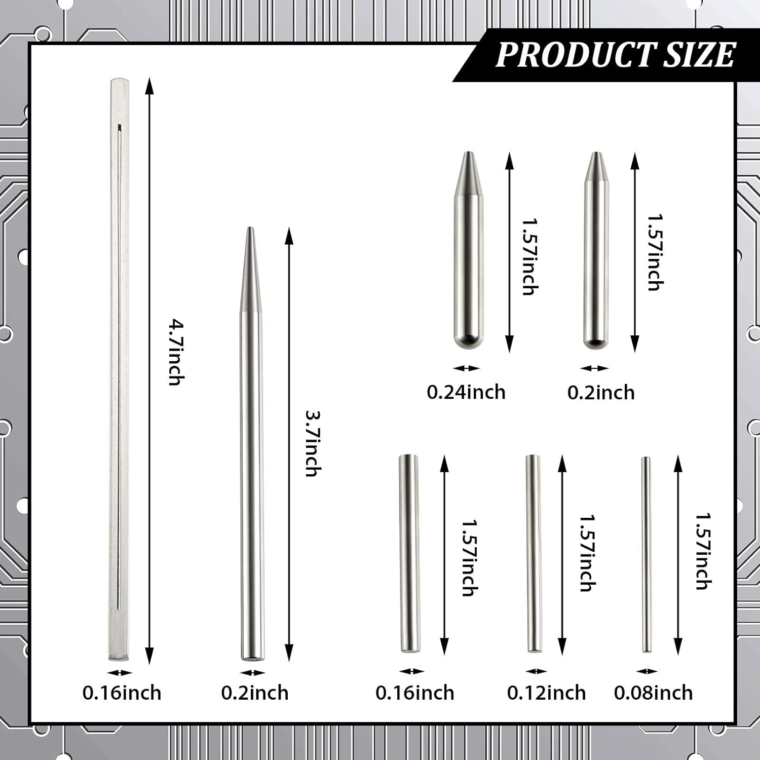 17Pcs Metal Puzzle DIY Tool Set Tab Edge Cylinder Cone Shape Bending