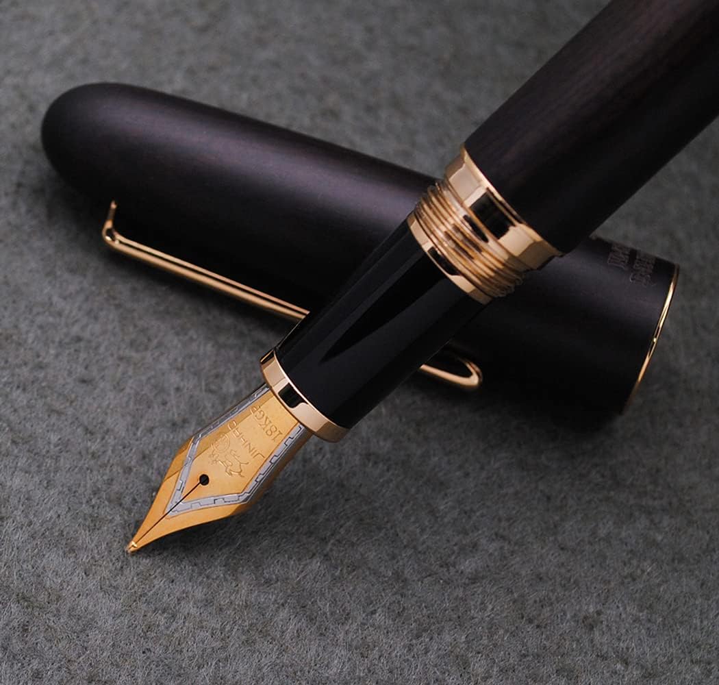 JINHAO 9036 Natural Wood Fountain Pen