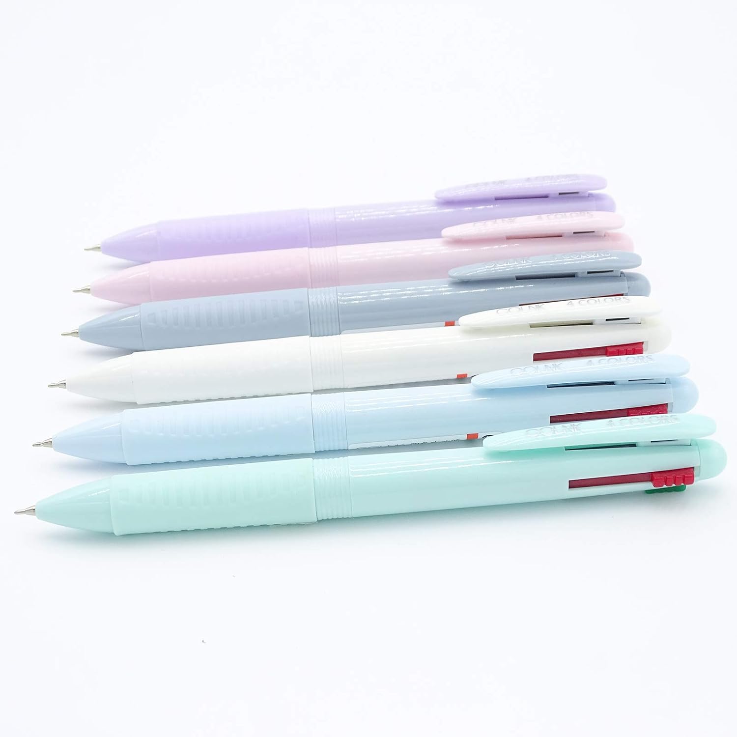 COLNK 4IN1 Multicolor Ballpoint Pen 0.5mm 6 Count