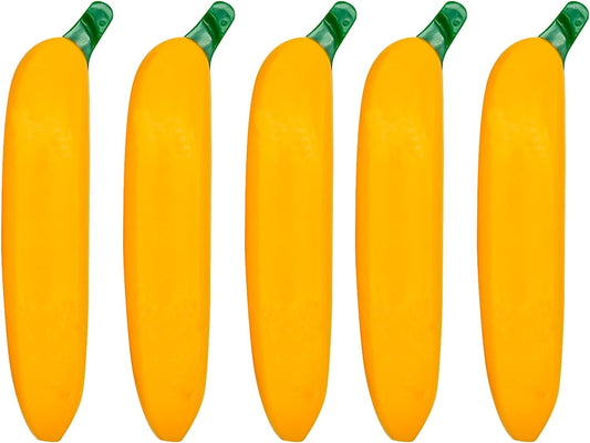 10PCS Novelty Banana Fruit Kids Ballpoint Pens 1.0mm Black Ink