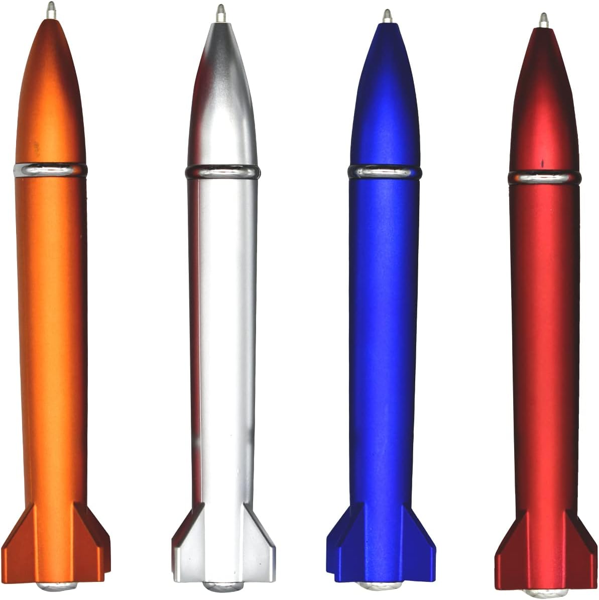 12PCS Mini Rocket Pens Unique Twist Ballpoint Pen For Kids School