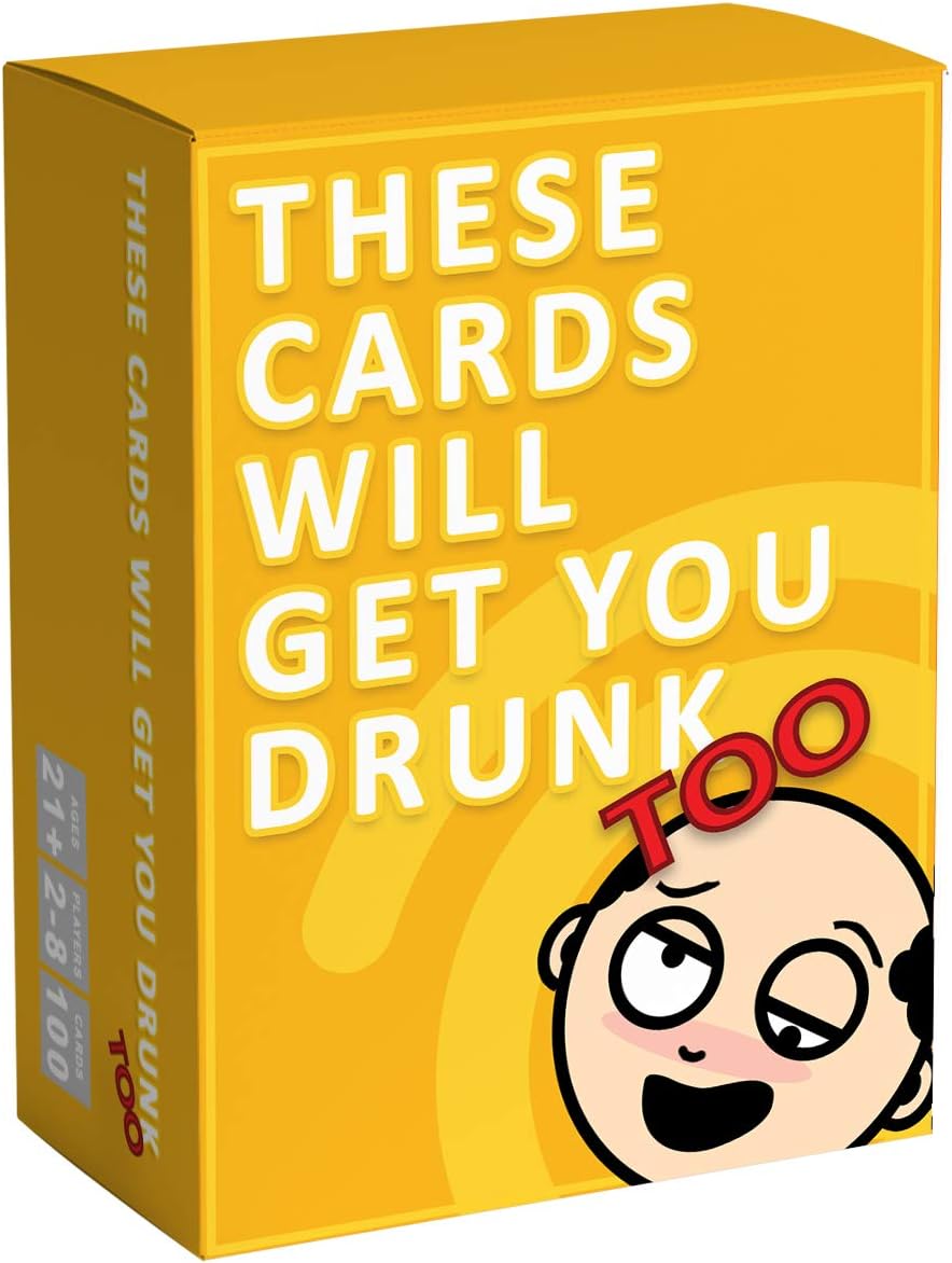 These Cards Will Get You Drunk Too [Expansion] - Fun Adult Drinking Game for Parties