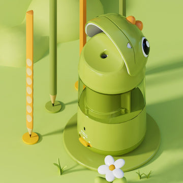 M&G Electric Pencil Sharpeners for Kids Green Dinosaur