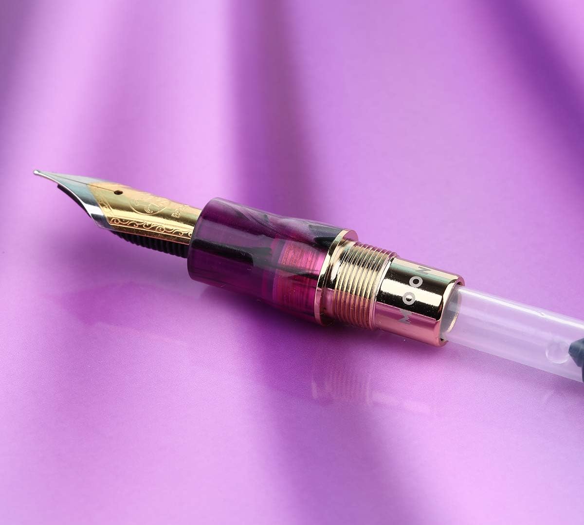 Majohn M800 Acrylic Fountain Pen,Germany Bock Fine Nib