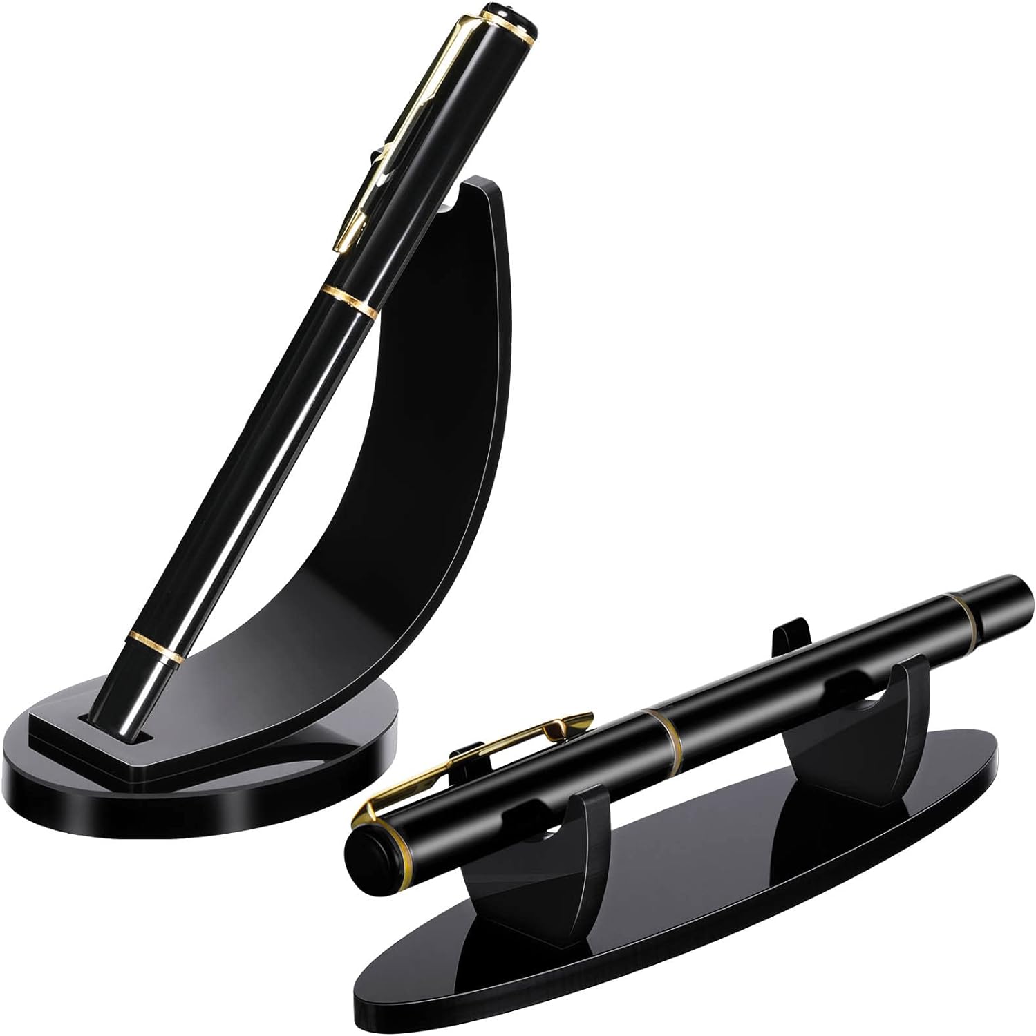 2Pcs Acrylic Pen Holder Pencil Display Stand