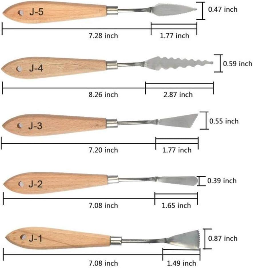 13Pcs Palette Knife Set - Stainless Steel for FX Special Effects