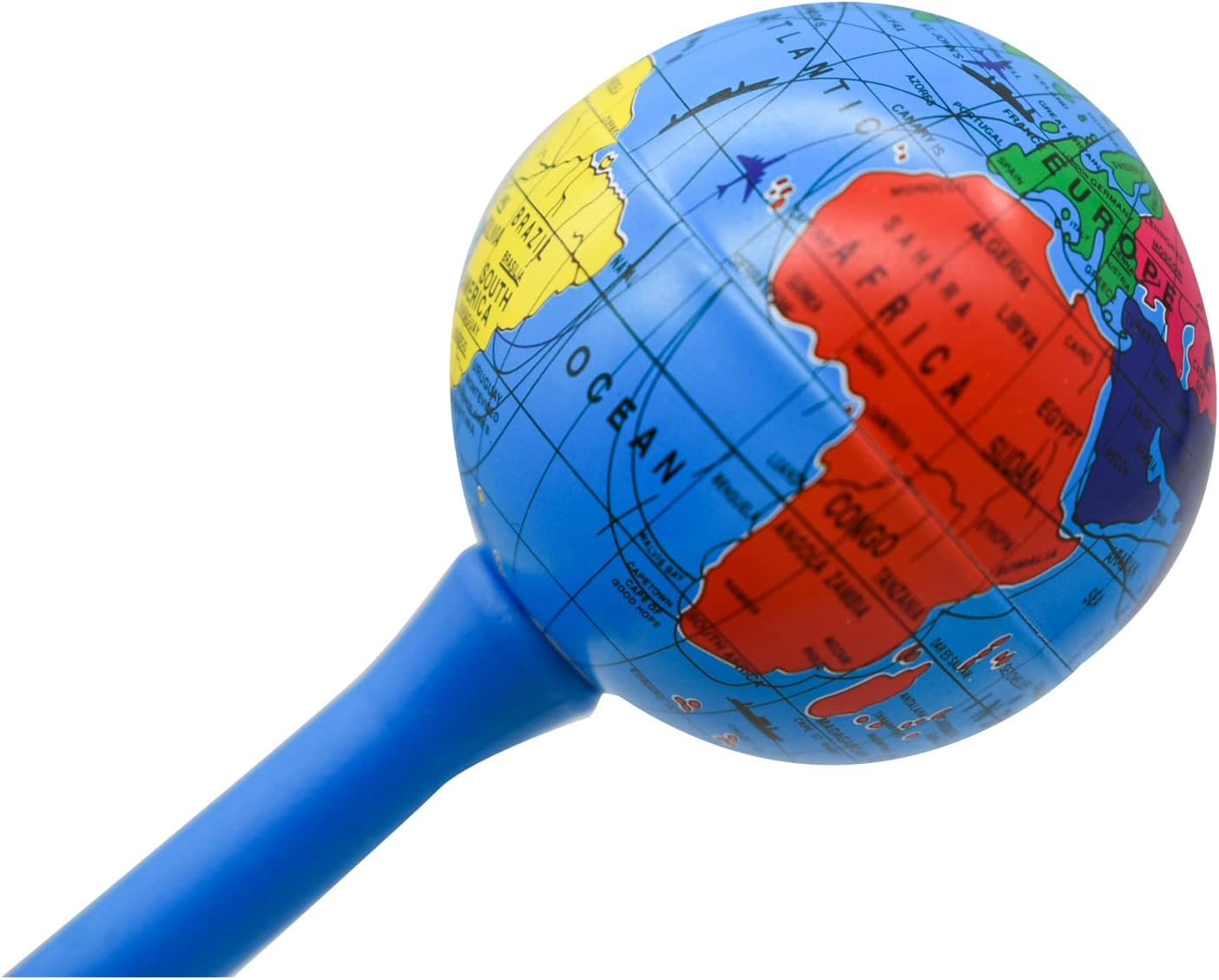 4PCS World Globe Earth Tellurion Ballpoint Pens 1.0MM Black Ink