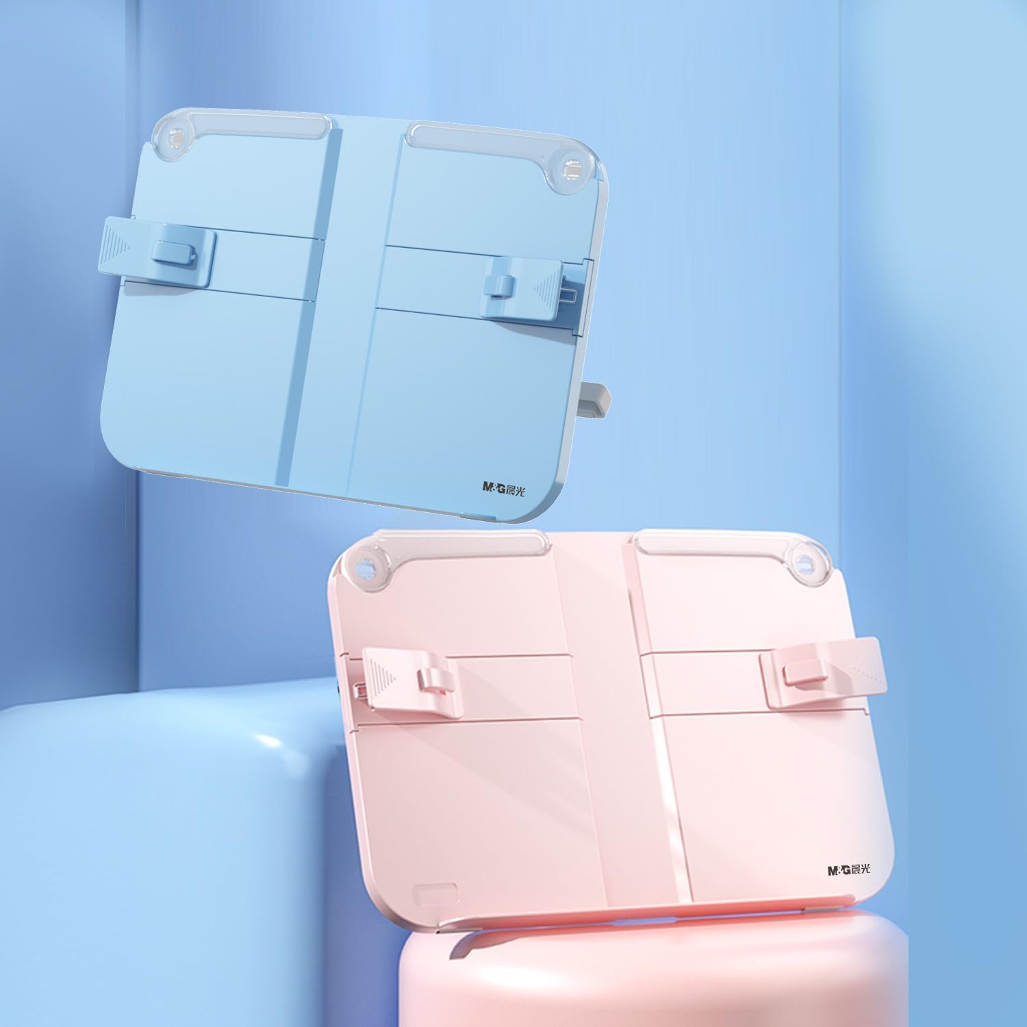 Hands-Free Desktop Book Stand for Kids  with Paper Clip