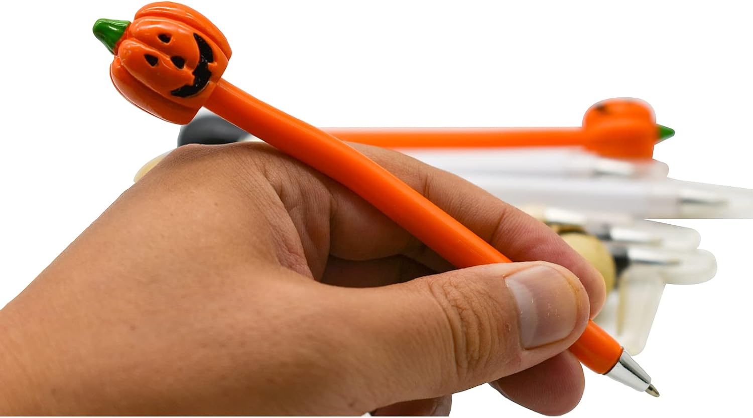 18 PCS Halloween Spooky Skull Pumpkin Grimace Vampire Ballpoint Pens