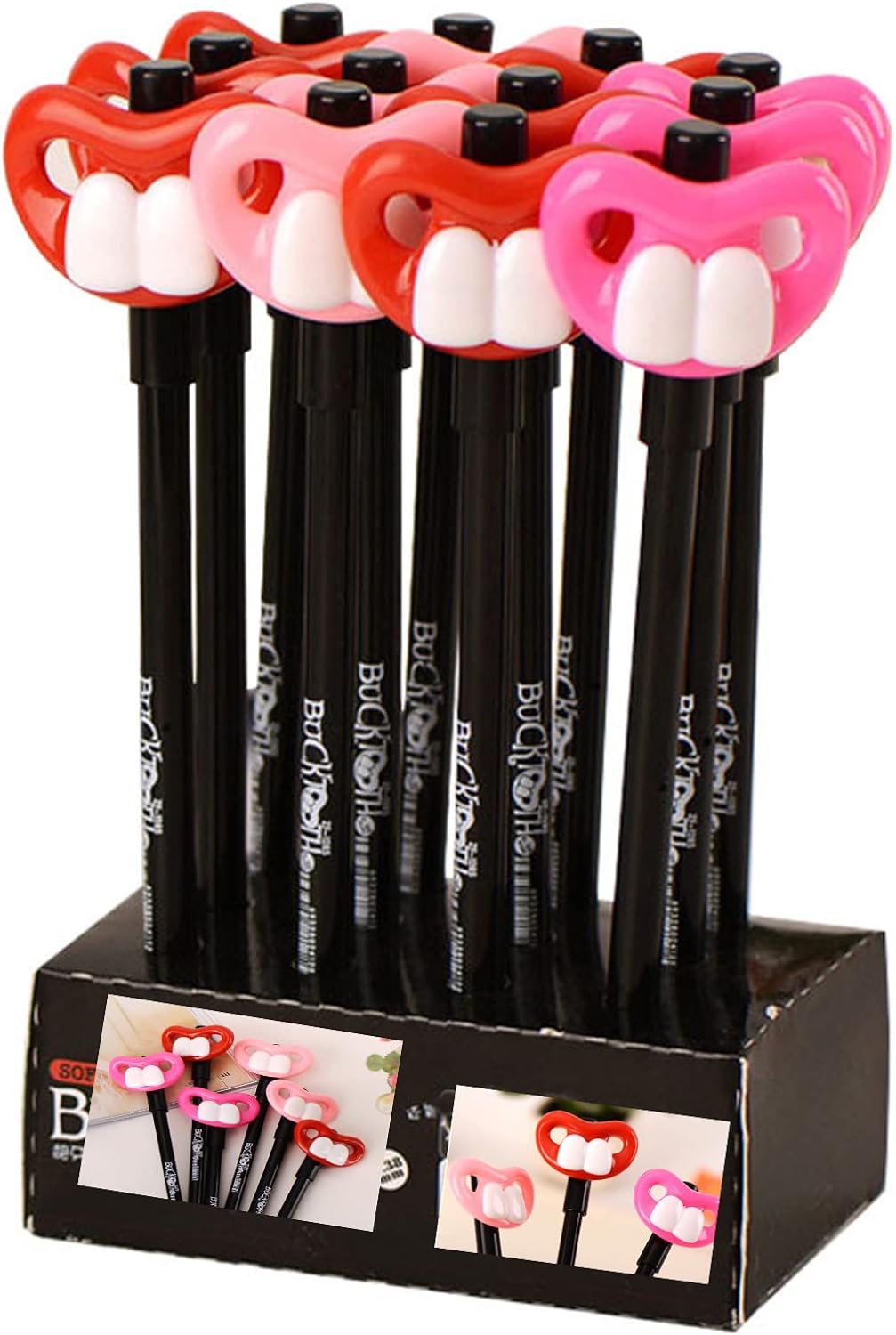 12PCS Funny Dental Tooth Gel Pens Black Ink