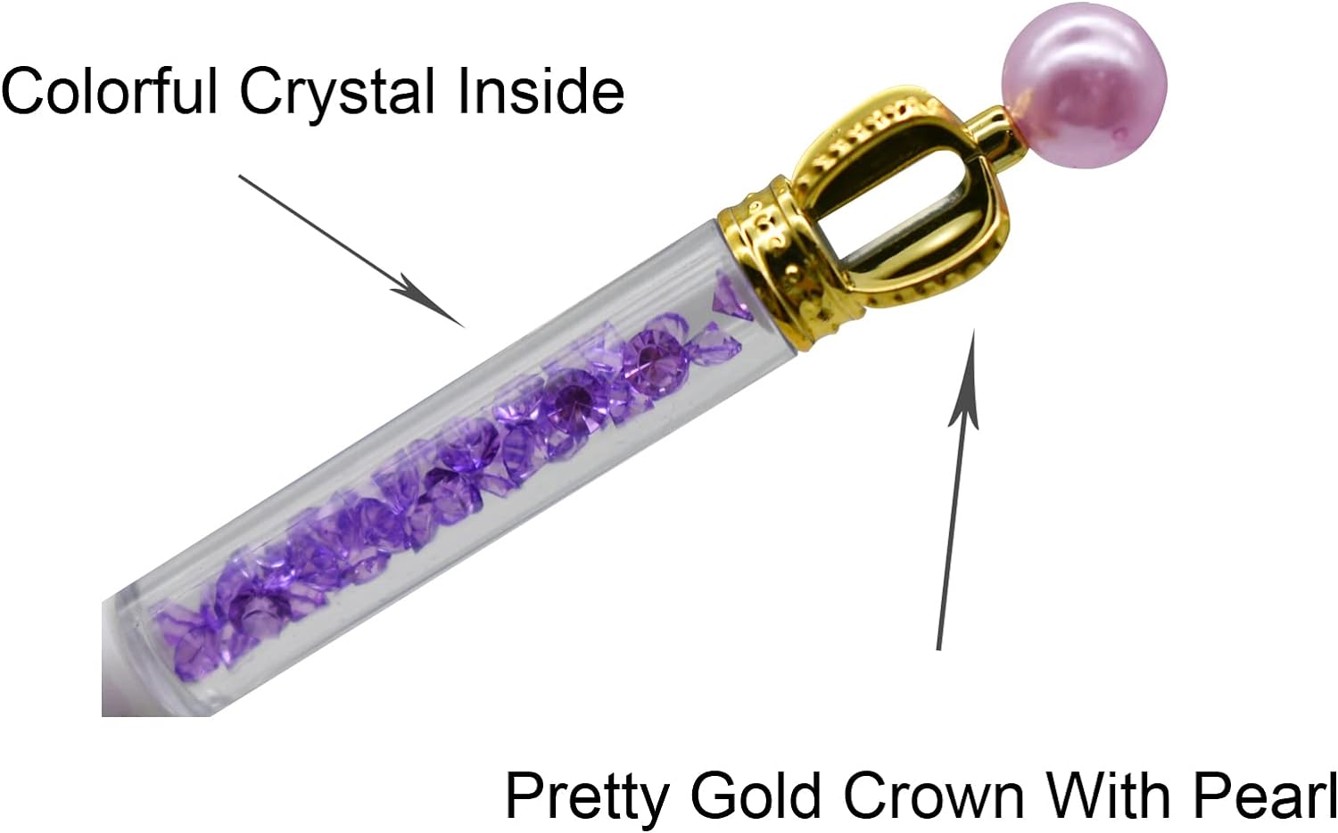 12PCS Fancy Floral Crown Gel Pens 0.5mm Black Ink