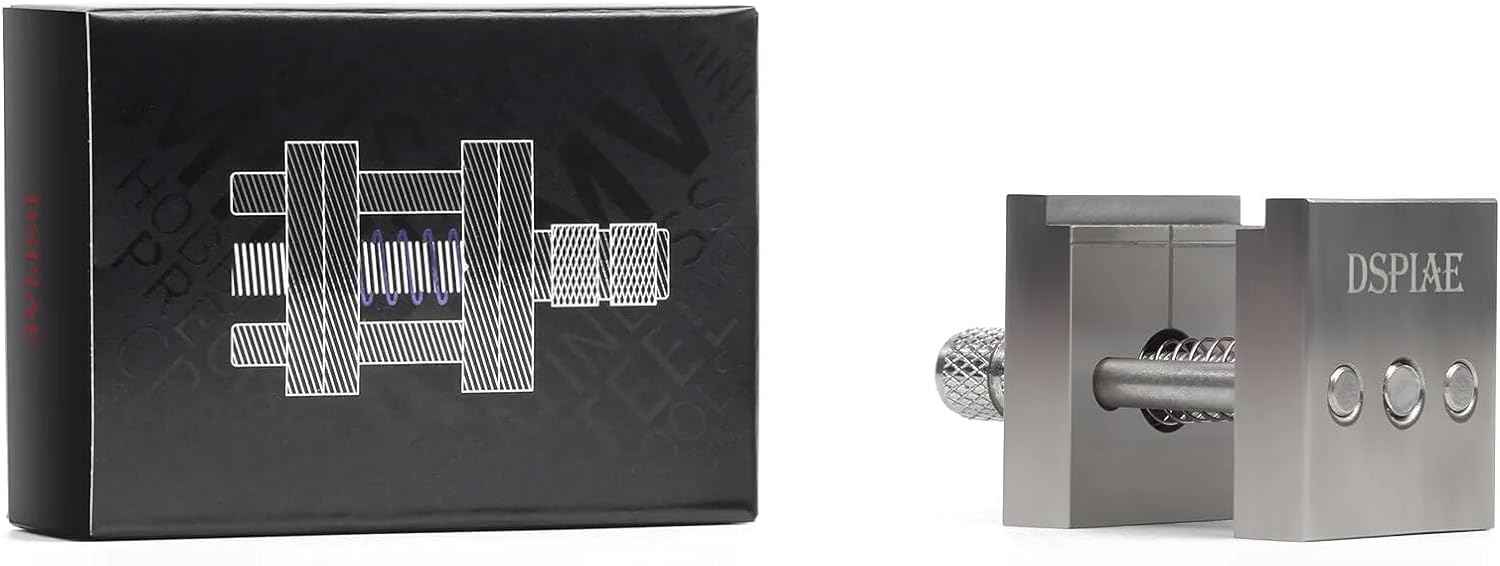 DSPIAE Precision Mini Vise - Stainless Steel Model Building Vise For Miniature Parts