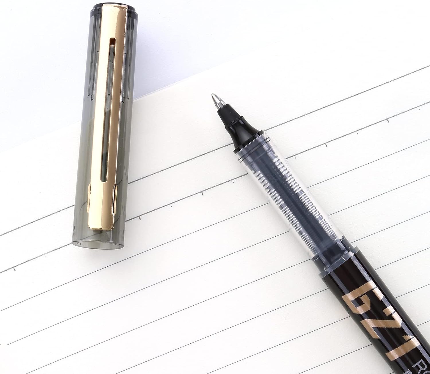 Comix 621 Rollerball Pens,Black Liquid Ink, 0.7mm Medium Point