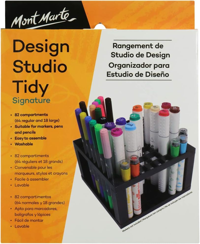 MONT MARTE 96 Hole Plastic Marker Pen,Pencil,Brush Holder
