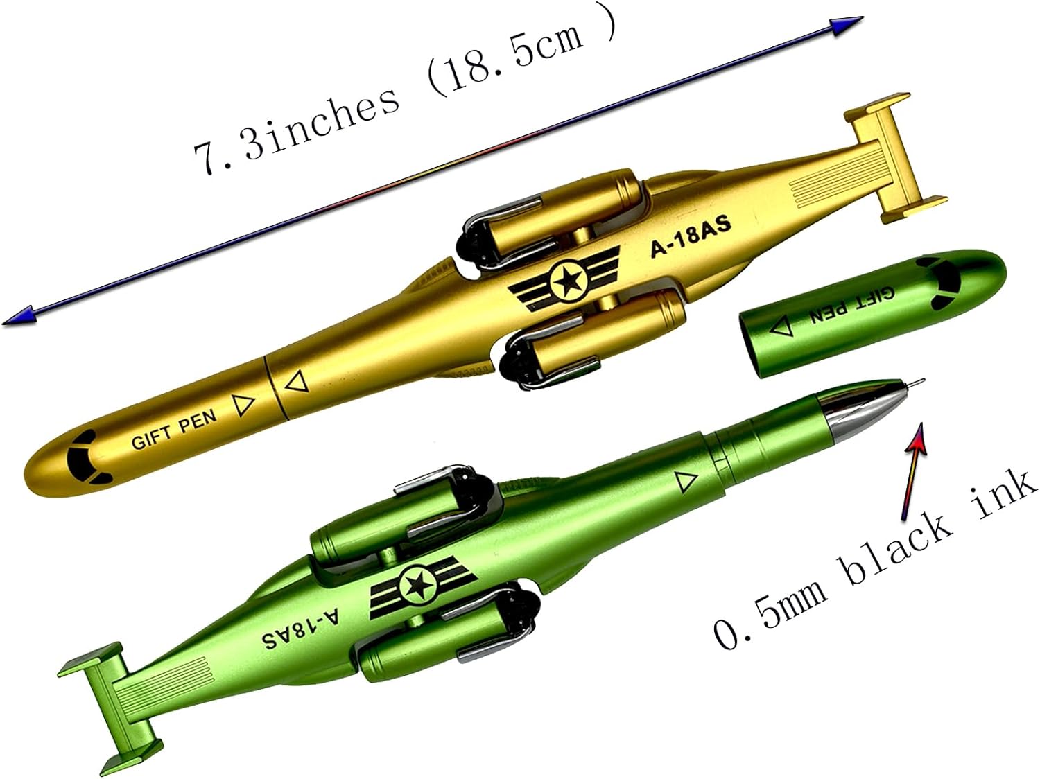 5PCS Novelty Warcraft Gel Pens Airplane Shape