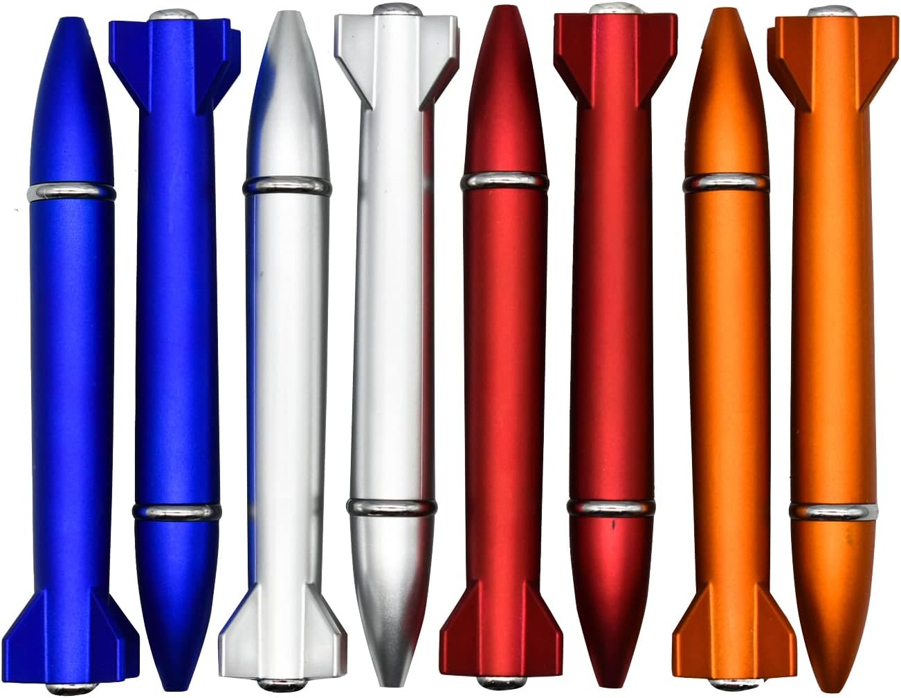 12PCS Mini Rocket Pens Unique Twist Ballpoint Pen For Kids School