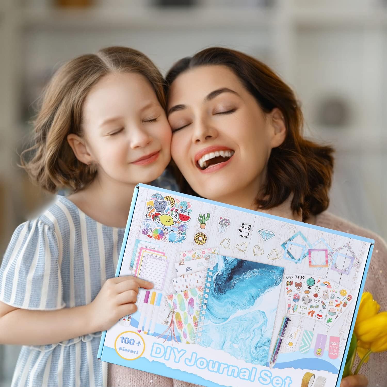 DIY Journal Set for Girls Ages 8-13 and Up - Blue Wave