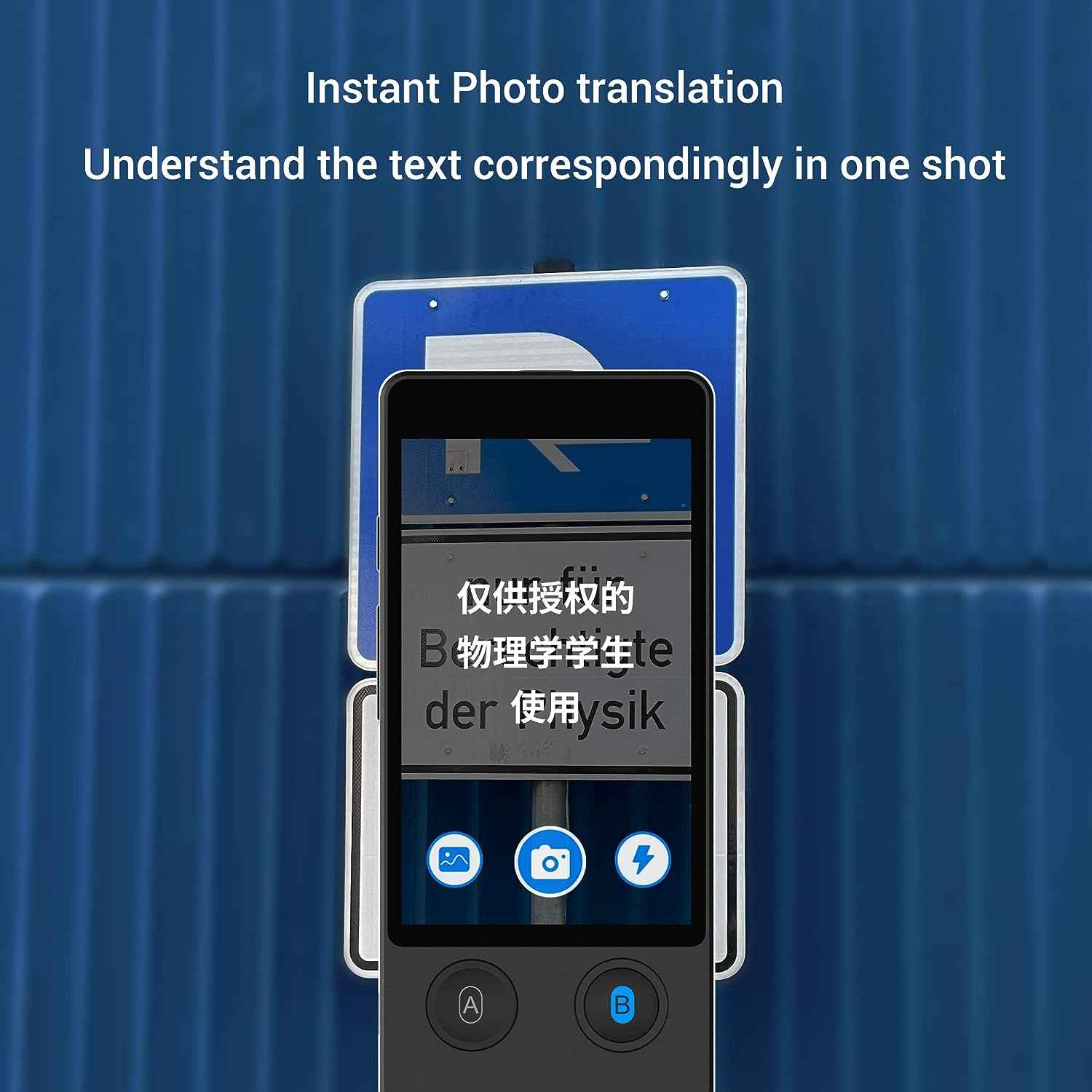 W12 AI Offline Voice Translator 144 Language Translator Device