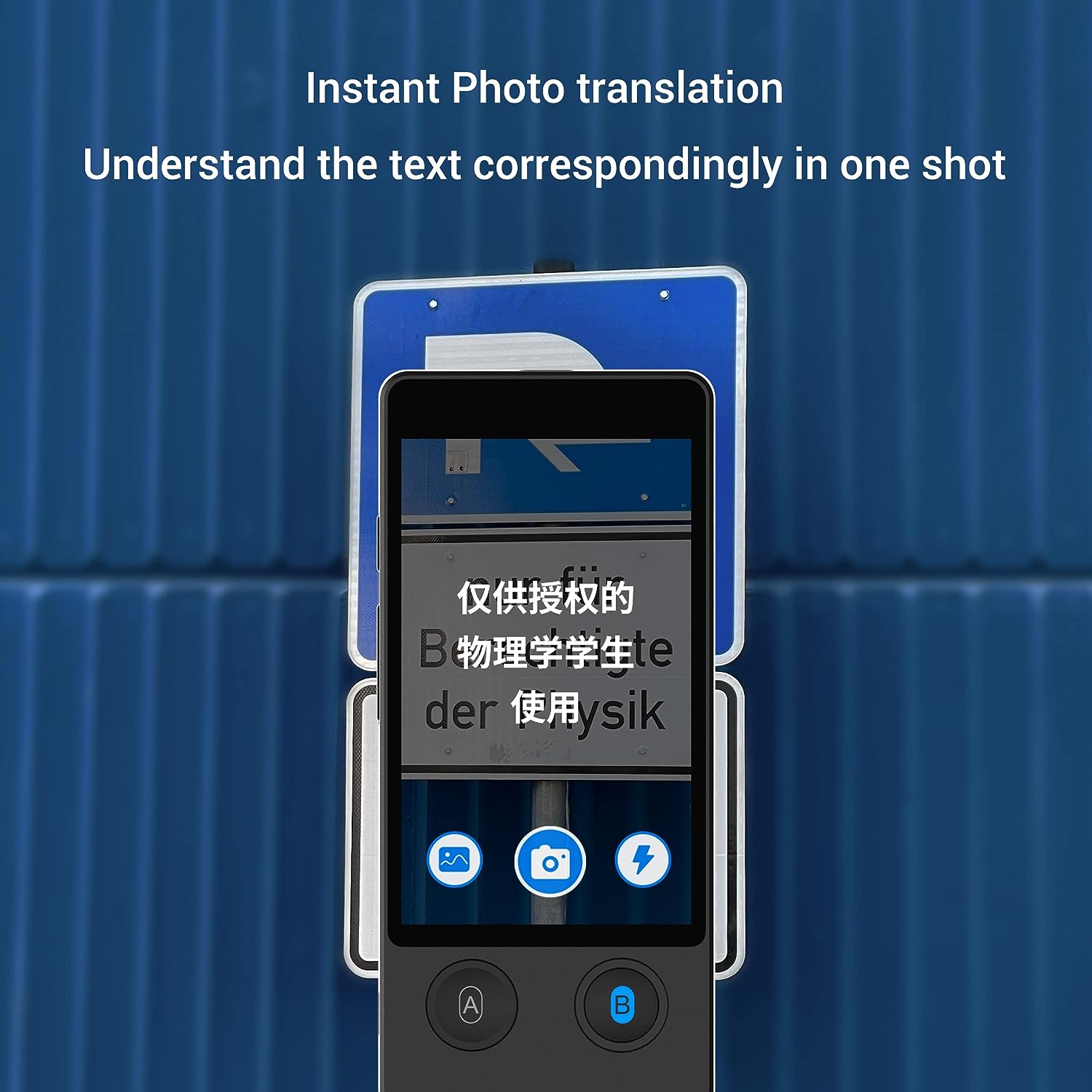 W12 AI Offline Voice Translator 144 Language Translator Device