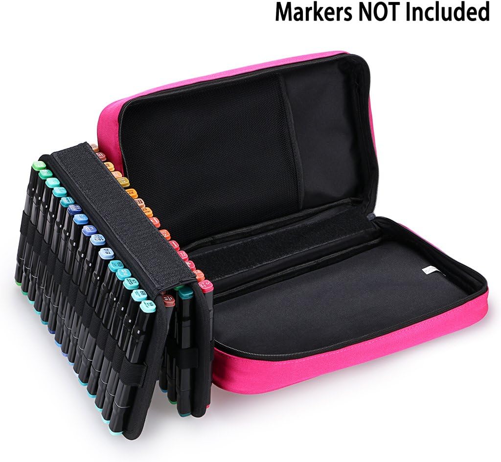 60 Slots Art Marker Pen Carrying Case Lipstick Organizer