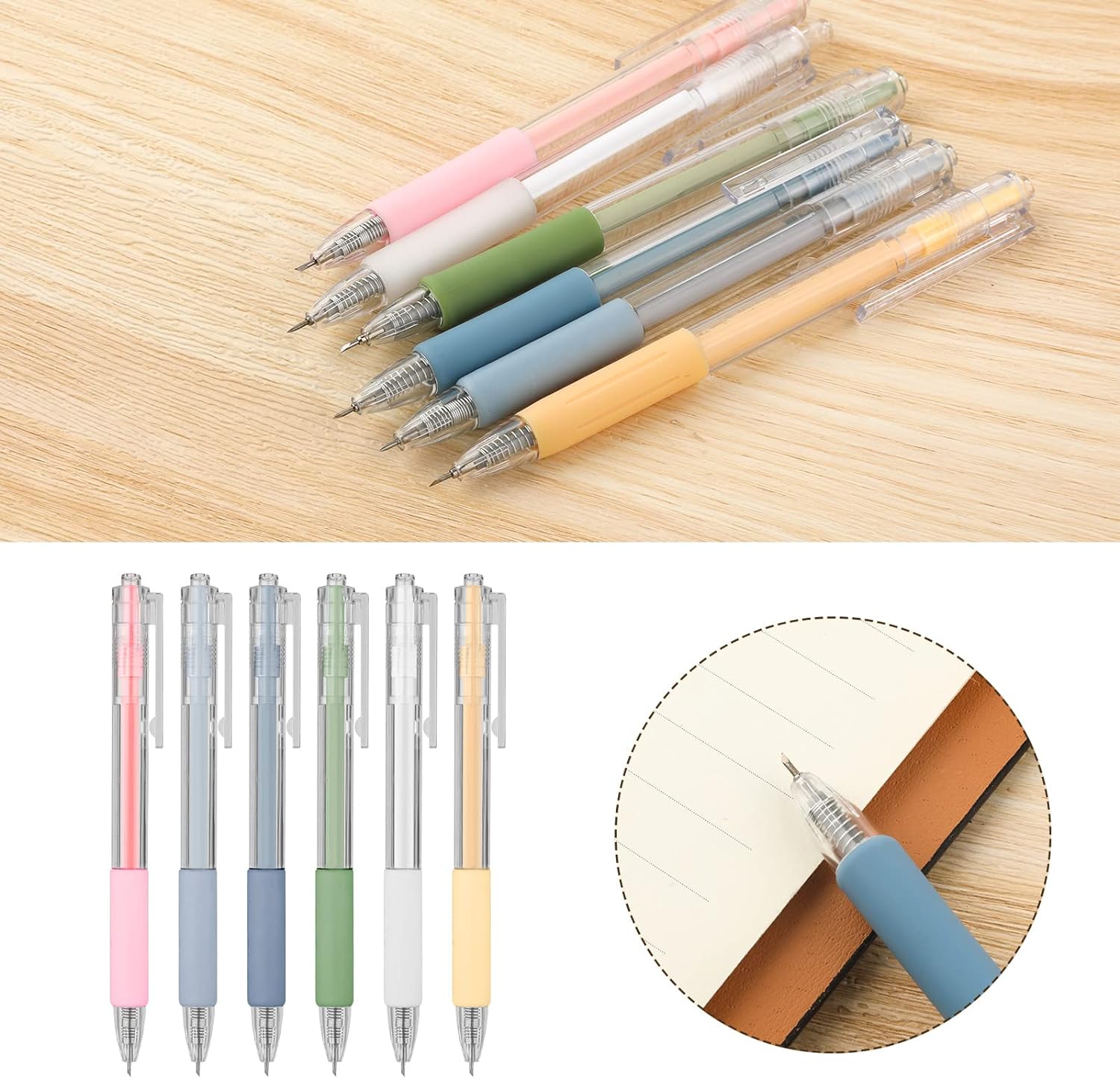 6pcs Craft Cutting Paper Pen Cutter Tool,ABS Resin Utility Knife Pen