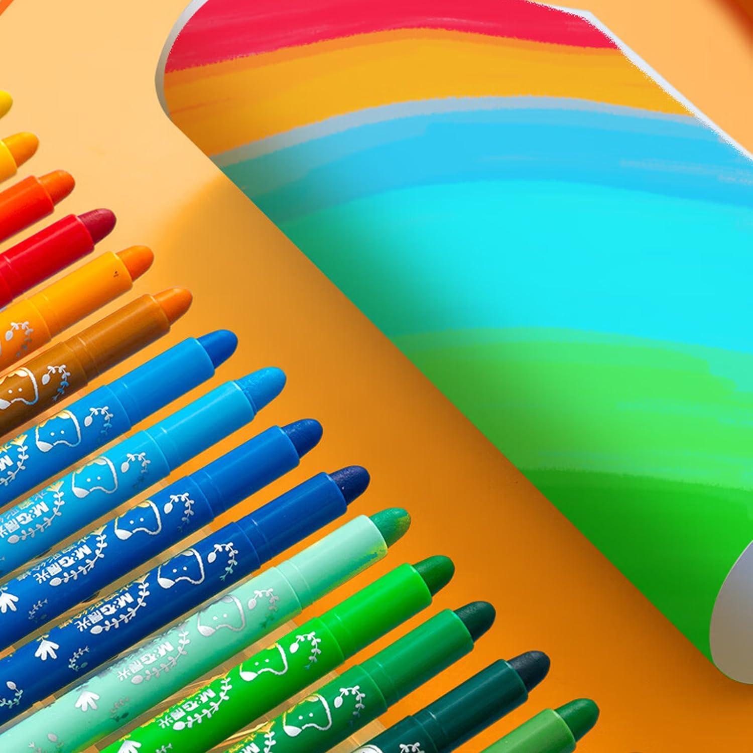 24/36/48 Pcs Paint Sticks Set for Kids Washable
