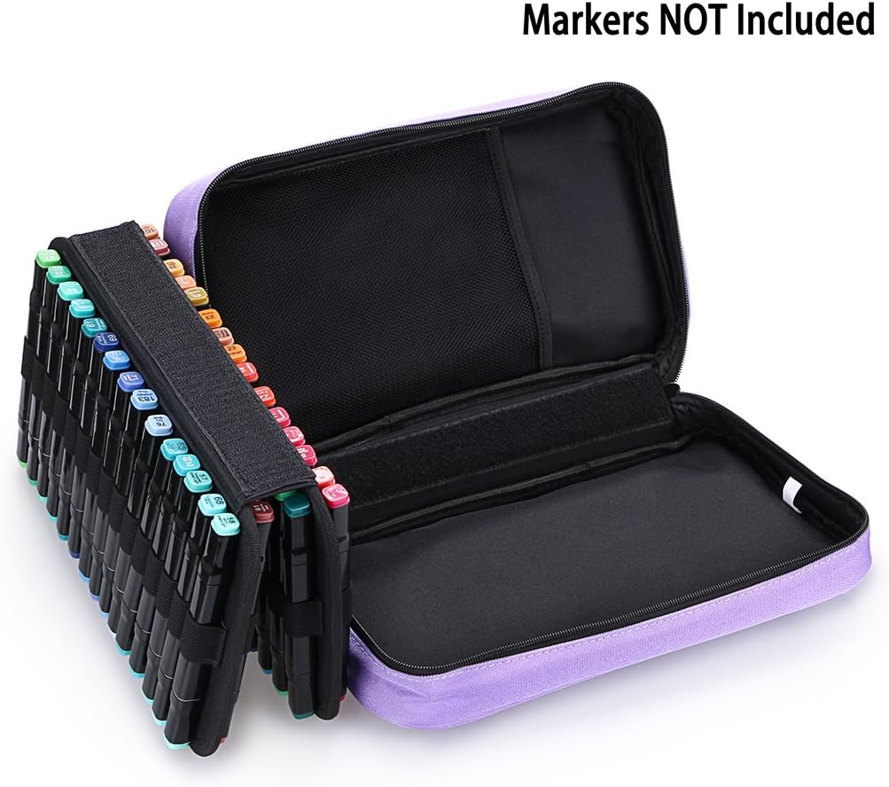 60 Slots Art Marker Pen Carrying Case Lipstick Organizer