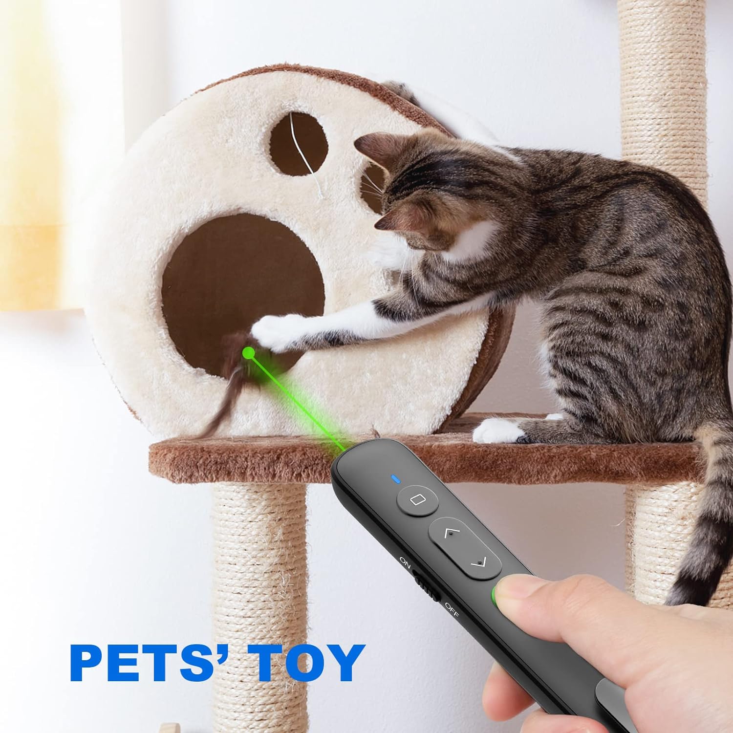 Red/Green Laser Presentation Clicker PowerPoint Wireless Presenter Remote